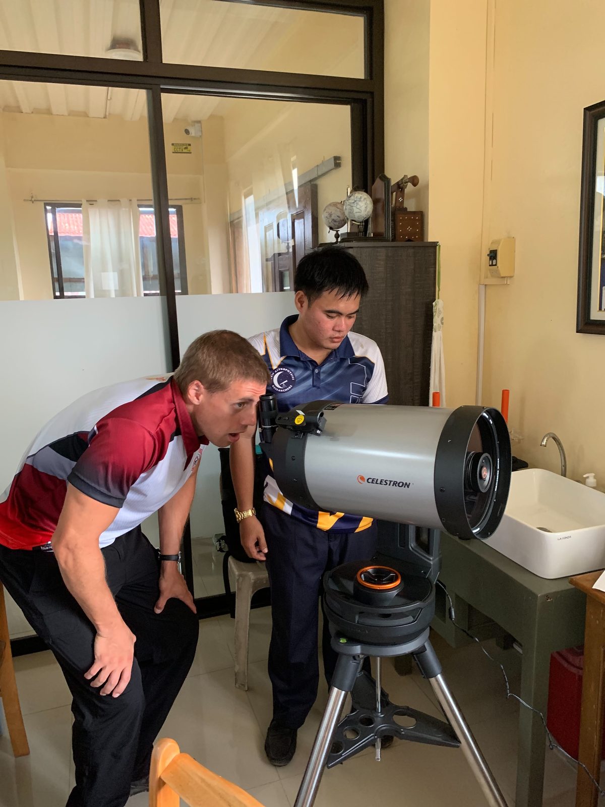 Getting the new telescope working
